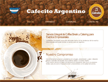 Tablet Screenshot of cafecitoargentino.com